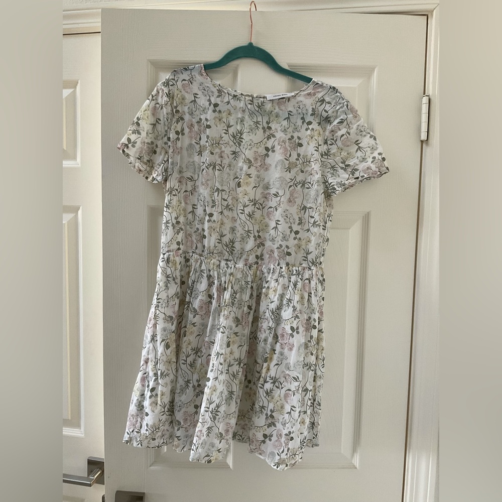 Anine Bing Pretty Pastel Floral Dress XS